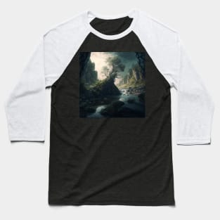 Creek in the mountains Baseball T-Shirt